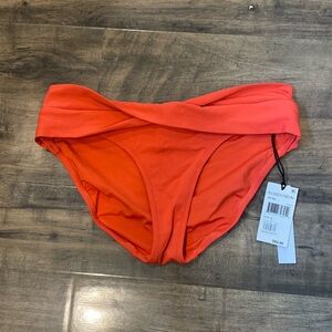 Robin Piccone Orange Bikini Bottom NWT